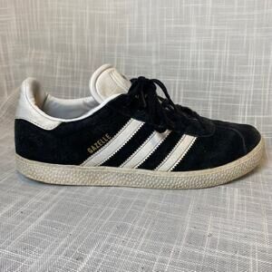 Adidas Gazelle BB5476 Black Suede Casual Shoes Low Top Sneakers Size Mens 6.5